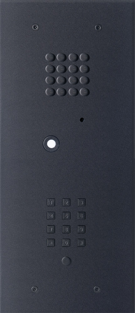 Wizard Bronze Black 1 button small keypad and b/w cam